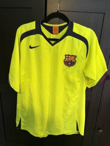 Original Authentic Nike Barcelona 2005/2006 Away Football Shirt Men's Medium for sale on Ebay