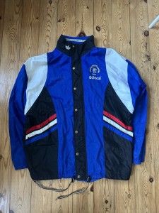Extremely Rare Glasgow Rangers Waterproof Jacket 1995/96 for sale on Ebay