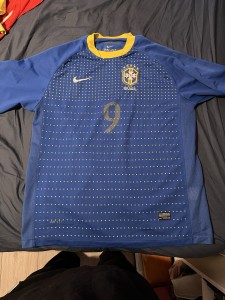 Authentic Brazil Vintage Retro 2010-11 #9 World Cup Away Football Jersey Size XL for sale on Ebay