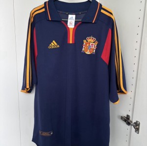 Spain L Adidas Away Football Shirt Euro 2000 for sale on Ebay
