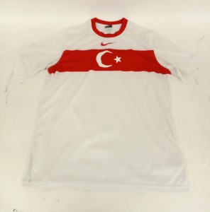 Nike Dri-FIT Turkey Football Shirt White And Red Mens Large For World Cup  for sale on Ebay
