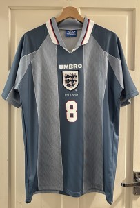 Retro England Euro 1996 Umbro Football Shirt for sale on Ebay