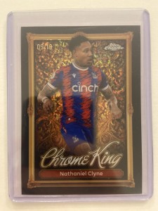 Topps Premier League 2026 Nathaniel Clyne Black Chrome King /10 Crystal Palace for sale on Ebay