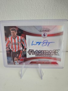 Panini Prizm Premier League Wayne Bridge Auto Numbered 12/99 Southampton for sale on Ebay