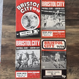 Oxford United Fc Away Programmes X 13 From Seasons 1968/69 To 2001/02 for sale on Ebay