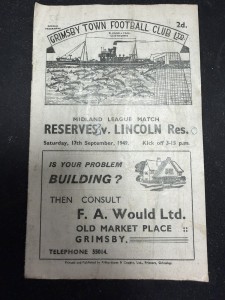 Grimsby Town Reserves v Lincoln City Reserves 1949/50  (50/42) for sale on Ebay
