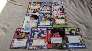 10 x Manchester United Aways 1998/99 with TICKET attached! for sale on Ebay