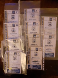 COLLECTION OF LEEDS UTD PROGRAMES 1960's. VGC Condition No Writing. for sale on Ebay