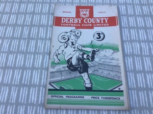 Derby County v Portsmouth 1950/51 Division 1 - 2nd December 1950 for sale on Ebay
