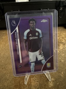 Jamaldeen Jimoh-Aloba Topps Chrome Premier League 2025 Rookie 73/75 Aston Villa for sale on Ebay