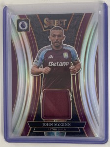 PANINI SELECT PREMIER LEAGUE 24/25 JOHN MCGINN ASTON VILLA RELIC . for sale on Ebay