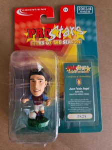 NEW & SEALED CORINTHIAN PROSTARS FIGURE - JUAN PABLO ANGEL - ASTON VILLA for sale on Ebay