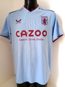 CASTORE Aston Villa 2022/2023 Away Shirt Football UKL CG W34 for sale on Ebay
