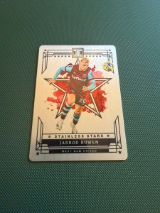 Jarrod Bowen Stainless Stars Metal Card West Ham 62 of 74 Panini No 12 West Ham for sale on Ebay