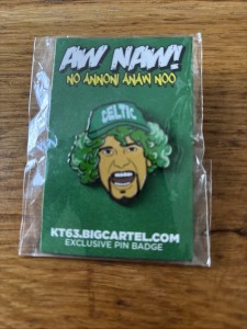 Hoidy Limited Edition Pin Badge. Celtic FC. Annoni Hooped Heroes for sale on Ebay