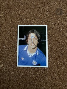 Gary Lineker - Leicester City Signed Unused Daily Star Football Sticker for sale on Ebay