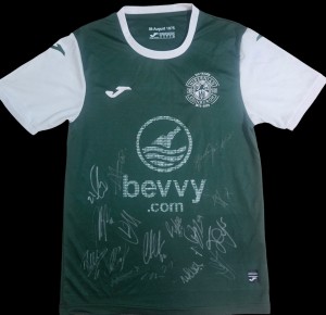 Hibernian Fc Squad Signed 2025/26 Home Football Shirt Autograph - COA & PROOF for sale on Ebay