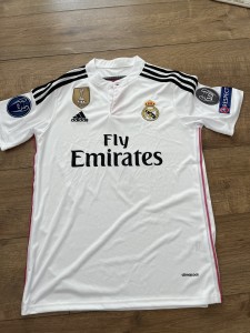 Cristiano Ronaldo Hand Signed Real Madrid shirt  Beckett Witnessed Sticker for sale on Ebay