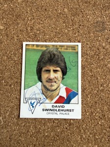David Swindlehurst - Crystal Palace Signed Unused Football 80 Sticker for sale on Ebay