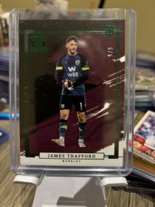 2023-24 Panini Impeccable Premier League James Trafford 5/5 Burnley FC RC Card for sale on Ebay