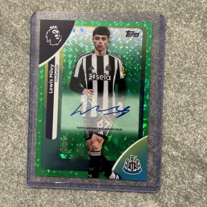 Topps Premier League 2025/26 Newcastle Lewis Miley Auto Card /99 for sale on Ebay