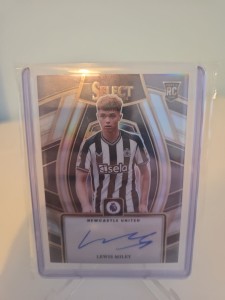 Lewis Miley Auto RC Rookie Newcastle United 23/24 Panini Select Premier League for sale on Ebay