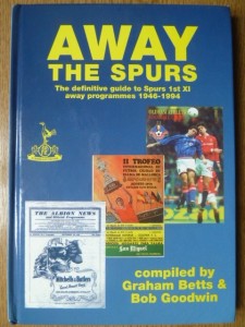 Guide to TOTTENHAM HOTSPUR AWAY Programmes  1946 - 1994. for sale on Ebay