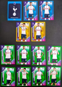 Topps Premier League 2025/2026 Tottenham Parallel Bundle - Green Yellow Blue for sale on Ebay