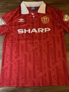 Manchester United 1992-94 Home shirt CANTONA 7 - Large for sale on Ebay