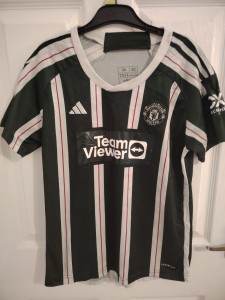 Manchester United Football Shirt Size S Casemiro 18 On Back Adidas Away Jersey for sale on Ebay