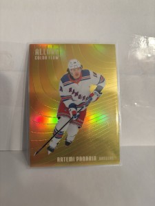 2025-26 Upper Deck Allure Color Flow Orange-Yellow #CF-19 Artemi Panarin Rangers for sale on Ebay