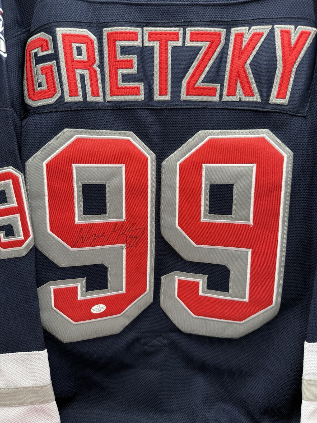 WAYNE GRETZKY CCM Vintage NY Rangers Signed JERSEY NHL HOF VSA COA The Great One for sale on Ebay