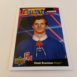 NHL Card-Vitali Kravtsov-UD Rookies Portraits-UD2 2020-21-Rangers for sale on Ebay