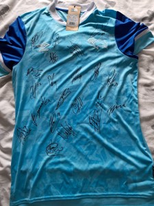 BNWT DERBY COUNTY AWAY SHIRT SIGNED BY 21 - 