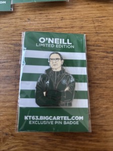 Hoidy Celtic Pin Badge - Martin O’Neill for sale on Ebay