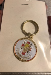 RARE LINCOLN CITY F.C. 125 YEAR ANNIVERSARY 1884-2009 ENAMEL KEYRING for sale on Ebay