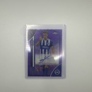 Topps Chrome Premier League 25/26 Yasin Ayari /75 Auto Purple Brighton for sale on Ebay