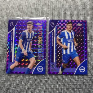 2026 Topps Chrome EPL - Stefanos Tzimas & Kostoulas /75 Geometric - Brighton for sale on Ebay