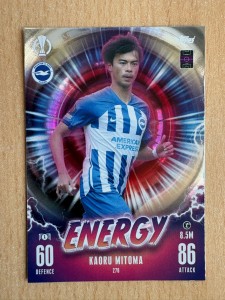 Kaoru Mitoma - Brighton & Hove Albion - Topps Match Attax - Energy for sale on Ebay