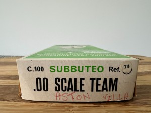 Subbuteo Empty Box - Reference : 74 - ASTON VILLA - With Original Ref. Sticker for sale on Ebay