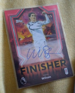 Topps Premier League 2026 Harry Wilson Finisher Autograph Card 1/5 Fulham for sale on Ebay