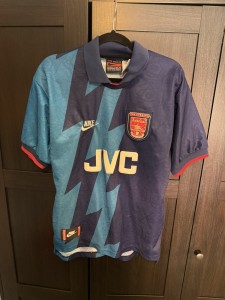 Original Authentic Nike Arsenal 1995/1996 Away Shirt Mens Small for sale on Ebay