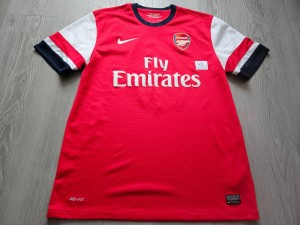 Mens Nike Arsenal JAMIE #6 Home football shirt 2012 - 2014 Size L for sale on Ebay