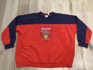 Arsenal FC Adidas Originals Sweatshirt R1991/1993 Size XXL (2XL) Re-Issue Used for sale on Ebay