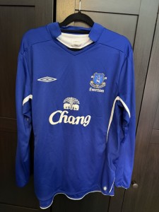 Everton 2005-2006 Home Football Shirt long sleeve Mens XL for sale on Ebay