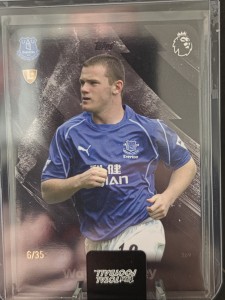 Topps Wayne Rooney Everton Legend Card #06/35 for sale on Ebay
