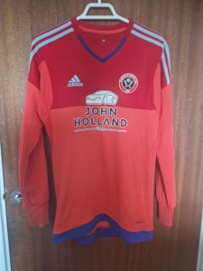 Sheffield United 2015-16 goalkeeper shirt for sale on Ebay