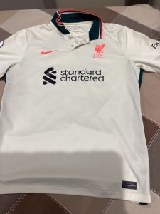 Liverpool FC 2021/22 Cream Nike Away Football Shirt Trent  #66 Size Large for sale on Ebay
