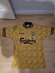 Authentic Liverpool Adidas 3rd Shirt  94/96 Slight Damage 38/40 for sale on Ebay