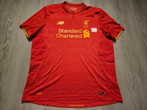 Mens New Balance Liverpool Home football shirt 2016 - 2017 Size XL for sale on Ebay